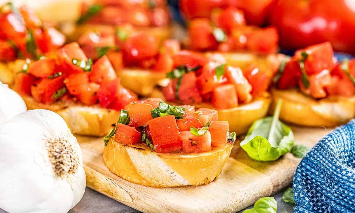 Italian bruschetta.