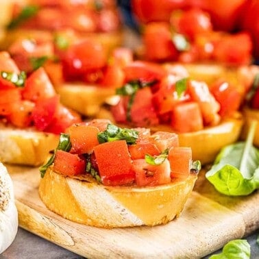 Italian bruschetta.