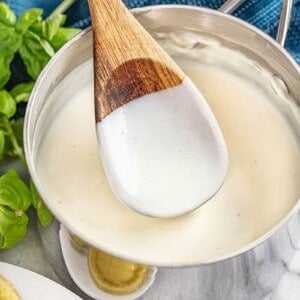 bechamel sauce.