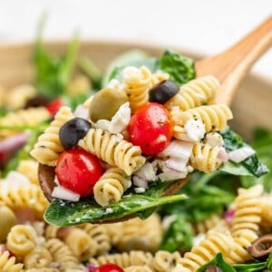 Mediterranean pasta salad.