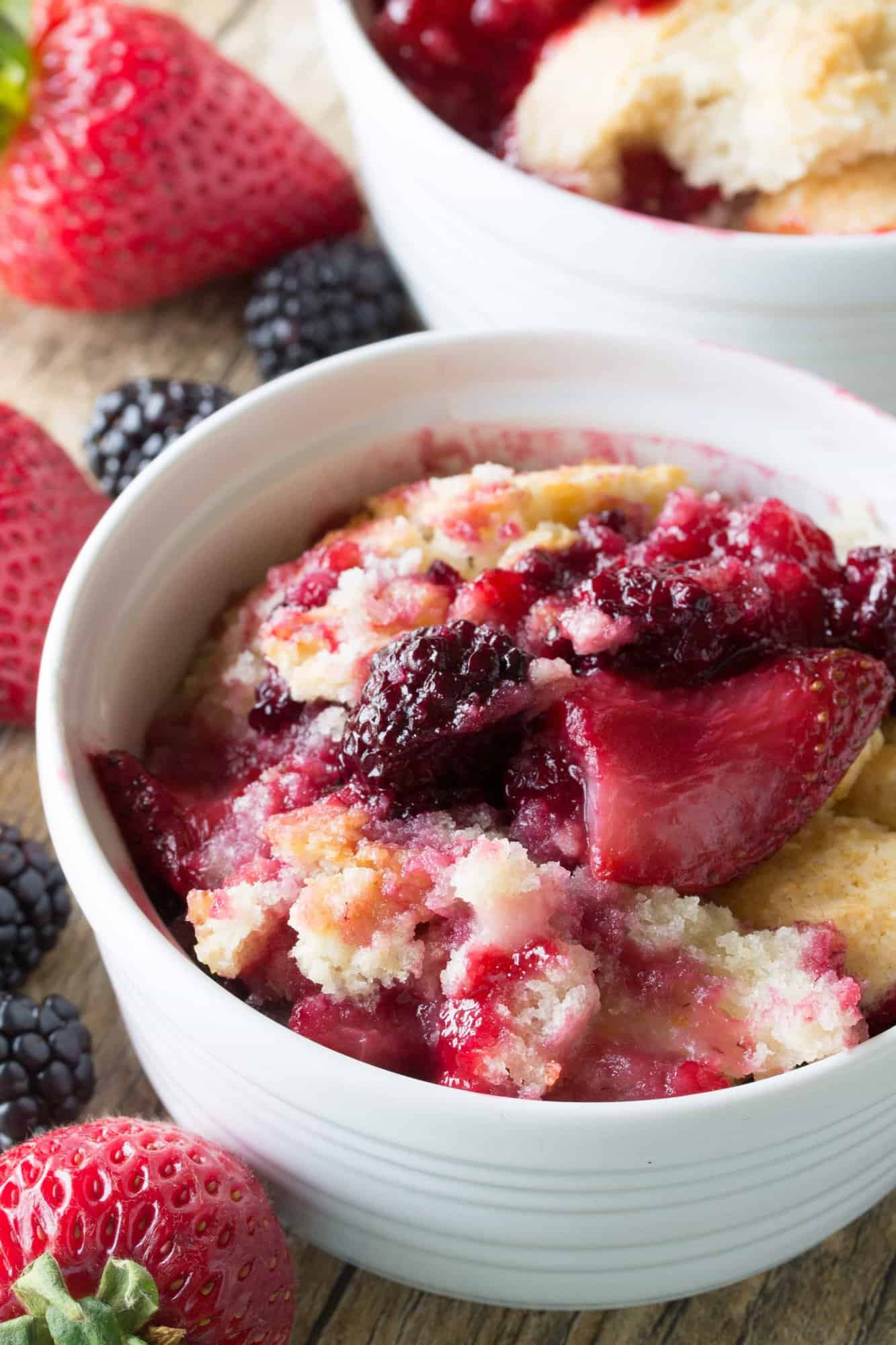 Old fashioned cobbler, made from scratch, is easier to make than you might think. 10 minutes of prep and you'll have the best cobbler of your life!