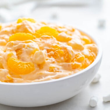 Orange creamsicle salad.